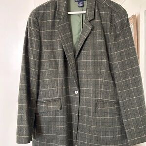 Land’s End Cashmere and Wool Jacket Blazer.  Size 18  Grandpa core??